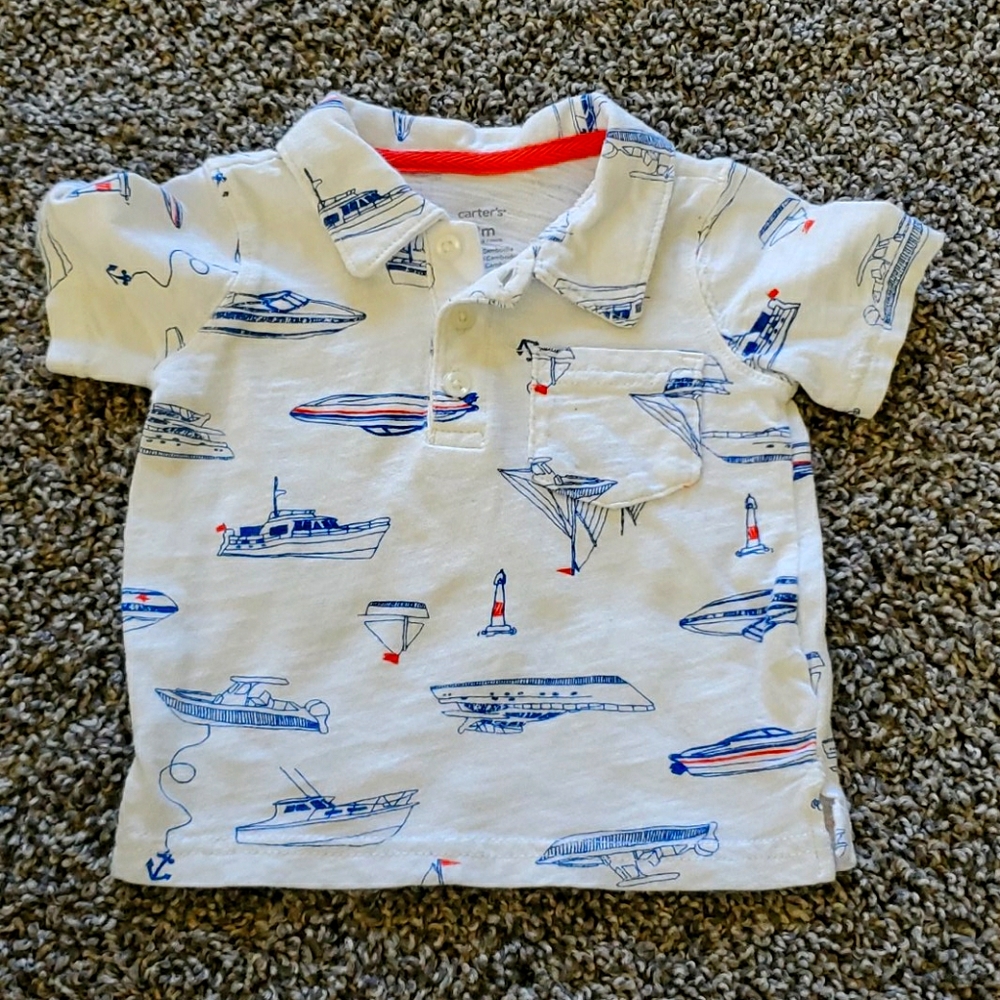 Boating polo shirt